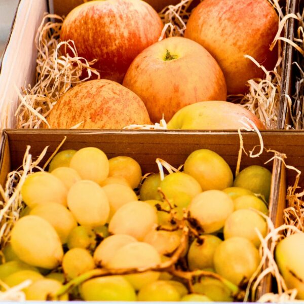 livraison corbeilles de fruits frais et sec au bureau et en entreprise partout en france - pommes raisins